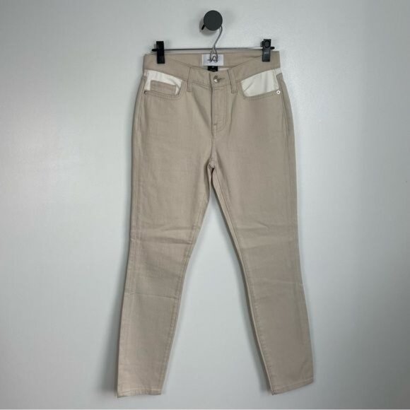 CURRENT ELLIOTT The Original Stiletto in Oatmeal White - 27 - Picture 2 of 8